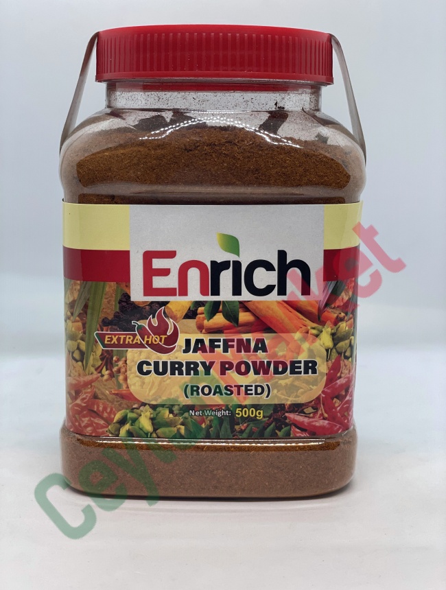 ENRICH JAFFNA CURRY POWDER EXTRA HOT 500G Ceylon Products Online