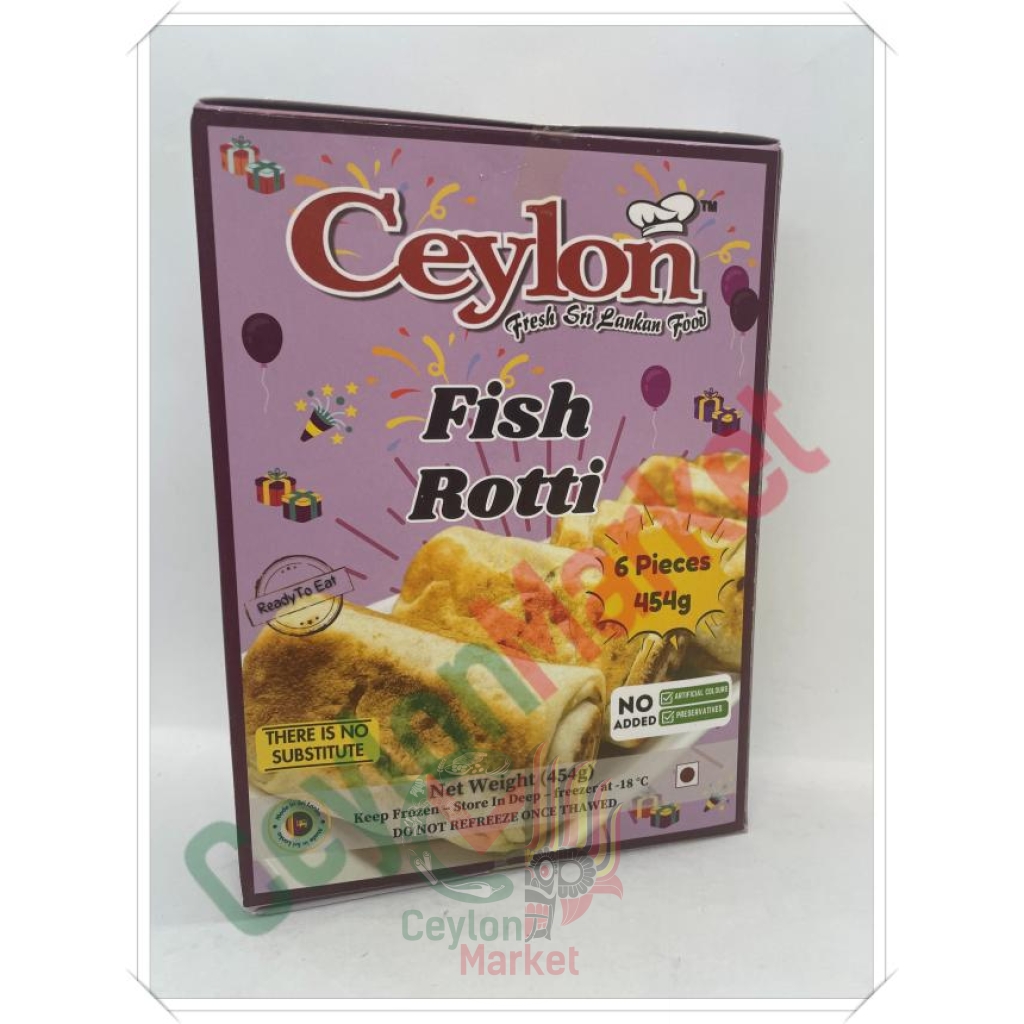 Open Fish Rotti CEYLON FISH ROTTI 6 PCS – 454G - Ceylon Grocery Online