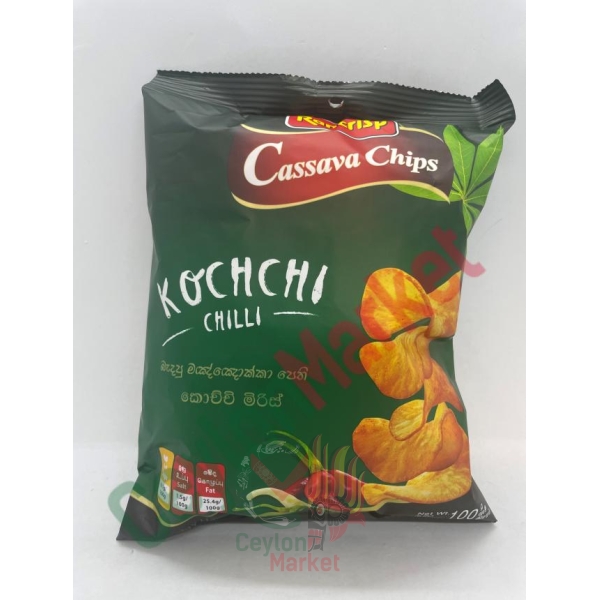 RANCRISP CASSAVA CHIPS KOCHCHI 100G Ceylon Grocery Online RANCRISP CASSAVA CHIPS KOCHCHI 100G