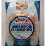 CIC GOLDEN CROP WHITE SLENDER PARBOILED RICE 1KG