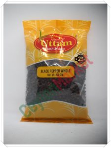 UTTAM BLACK PEPPER WHOLE 200G