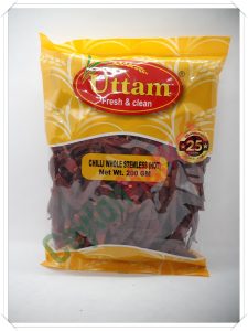 UTTAM CHILLI STEMLESS (HOT) DRIED 200G