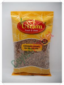 UTTAM CORIANDER WHOLE (BROWN) 200G