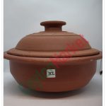 CLAY COOKING POT PAN WITH LID (EXTRA LARGE)- 29CM