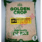 CIC GOLDEN CROP WHITE SLENDER PARBOILED RICE 5KG