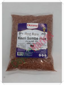 DERANA RED RAW KEERI SAMBA RICE 1KG